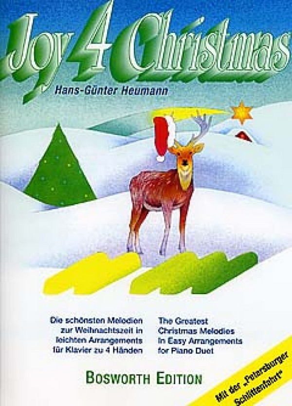 Joy 4 Christmas die schönsten  Melodien zur Weihnachtszeit für  Klavier zu 4 Händen