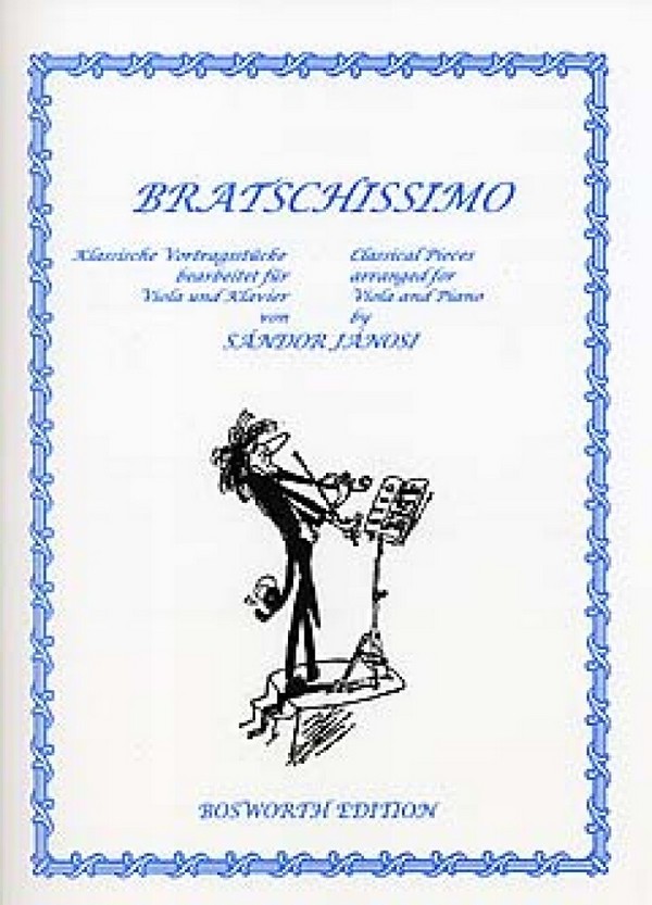 Bratschissimo Band 1 klassische  Vortragsstücke für Viola und Klavier  
