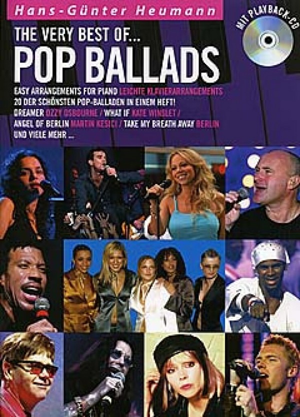 The very Best of Pop Ballads (+CD )&nbsp;&nbsp;Easy arrangements for piano&nbsp;&nbsp;piano / vocal / guitar