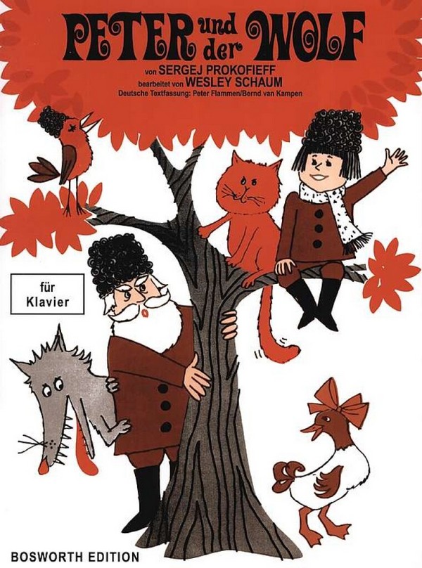 Prokofieff, Serge : Peter und der Wolf für Klavier - bei Noten für 