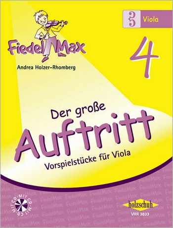 Fiedel-Max Viola Der grosse Auftritt  Band 4 (+CD)  