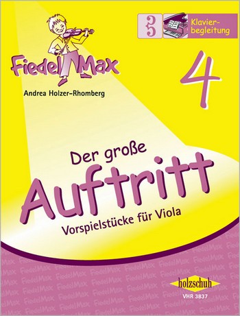 Fiedel-Max Viola Der grosse Auftritt Band 4  Klavierbegleitung  