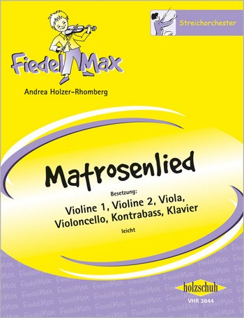 Matrosenlied  für Streichorchester und Klavier  Partitur und Stimmen (1-1-1-1-1)