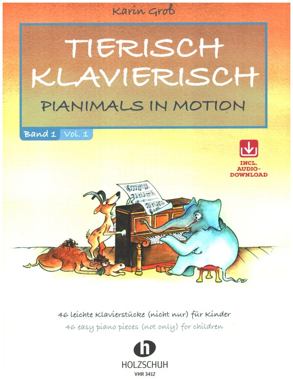 Tierisch Klavierisch Band 1 (+Online Audio)  für Klavier  