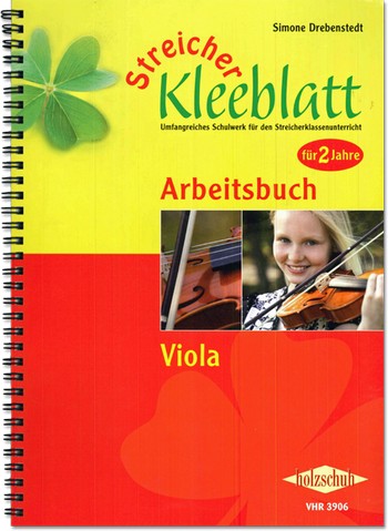 Streicher-Kleeblatt Arbeitsbuch&nbsp;&nbsp;für Viola&nbsp;&nbsp;