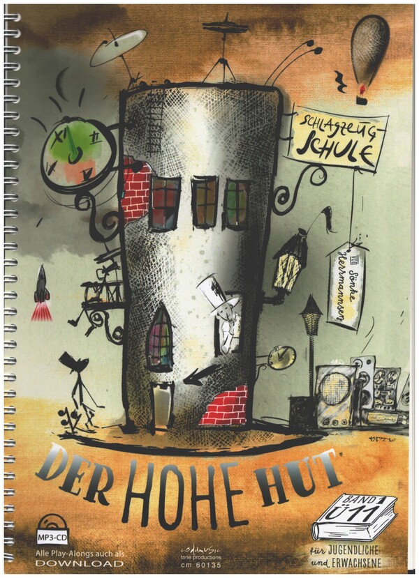 Der Hohe Hut Band 1 - Ü11 (+MP3-CD+Download)  für Schlagzeug  