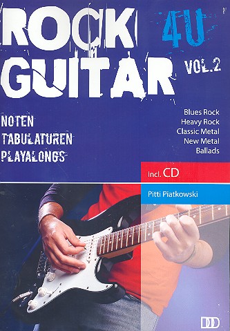 Rock Guitar 4U vol.2 (+CD)&nbsp;&nbsp;für Gitarre/Tabulatur&nbsp;&nbsp;