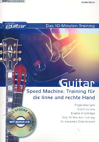 Speed Machine - Training für die linke  und rechte Hand (+CD) für Gitarre  