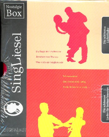 Die Singliesel-Nostalgie-Box  2 Liederbücher mit integriertem Soundchip  im Schuber