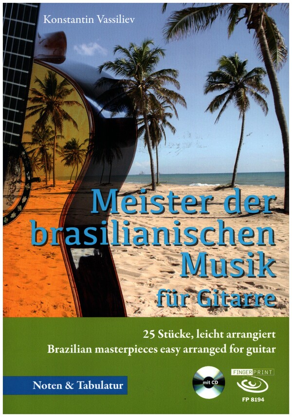 Meister der brasilianischen Musik (+CD)  für Gitarre/Tabulatur  