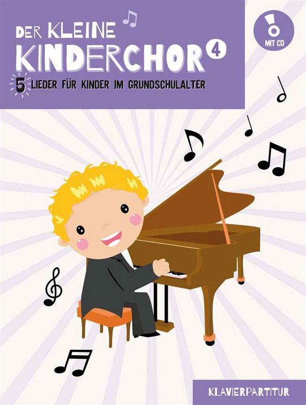 Der kleine Kinderchor Band 4 (+CD)  für Kinderchor und Klavier  Partitur