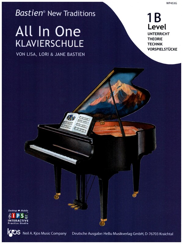 Bastien New Traditions: All In One Klavierschule - Level 1B  für Klavier (dt)  
