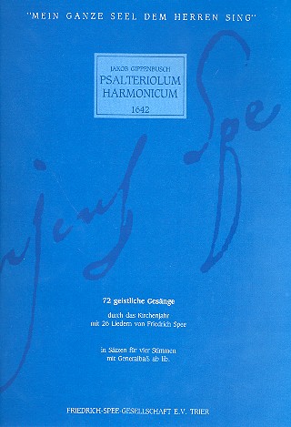 Psalteriolum harmonicum&nbsp;&nbsp;für 4 Stimmen und Generalbass ad lib&nbsp;&nbsp;Partitur