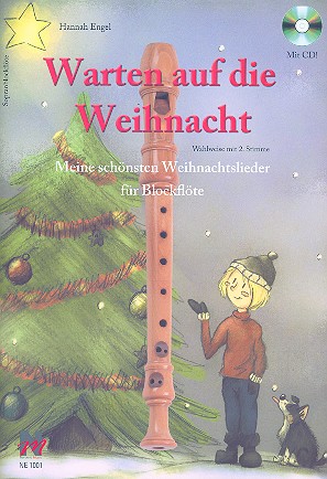 Warten auf die Weihnacht (+CD)  für 1-2 Sopranblockflöten  Spielpartitur