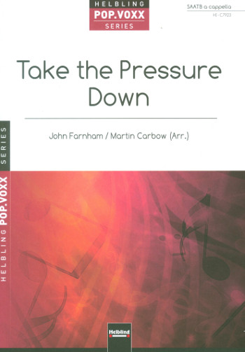 Take the Pressure down&nbsp;&nbsp;für gem Chor a cappella&nbsp;&nbsp;Partitur