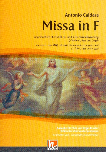 Missa in F&nbsp;&nbsp;für Soli, gem Chor, 2 Violinen, Bass und Orgel&nbsp;&nbsp;Klavierauszug / Orgelauszug