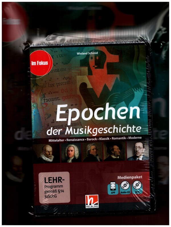 Epochen der Musikgeschichte&nbsp;&nbsp;&nbsp;&nbsp;Paket (Heft + CD + DVD + Online Audio)