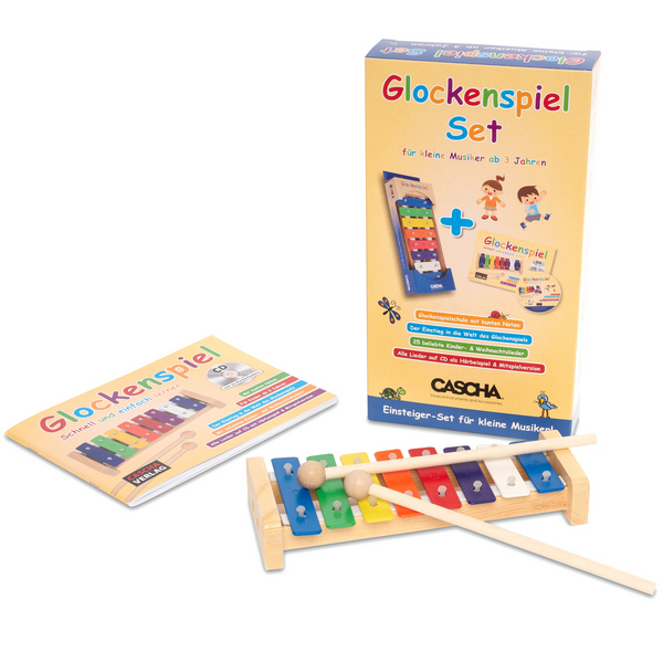 Glockenspiel Set (inkl. Glockenspiel und Schule + CD)    