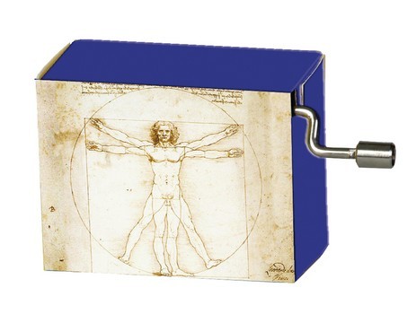 Spieluhr Beethoven 'Für Elise' Da Vinci 'Divina Proportione'  Spieluhr auf Resonanzholz in Motivschachtel  