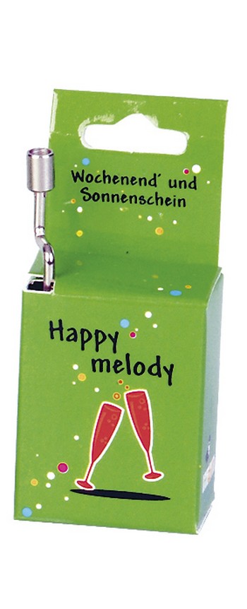 Spieluhr Happy Melodie Wochenend und Sonnenschein  Music-Box Spieluhr in Motivschachtel  