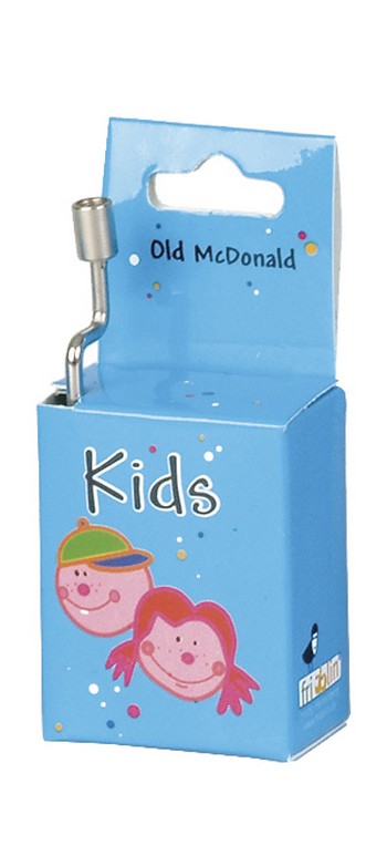 Spieluhr Kids Old McDonald  Music-Box Spieluhr in Motivschachtel  