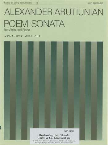 Poem-Sonata  for violin and piano  
