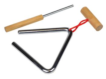 Voggy's Triangel 10 x 10 cm mit Schlägel