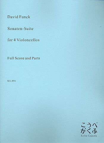 Sonaten-Suite&nbsp;&nbsp;for 4 violoncellos&nbsp;&nbsp;score and parts