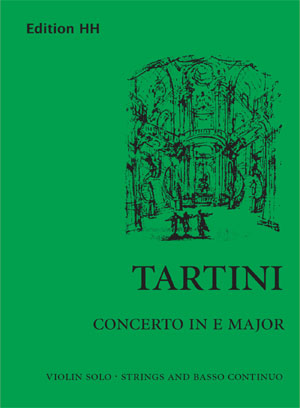 Concerto E-Dur D48 für Violine solo,  2 Violinen und Bc,  Partitur  
