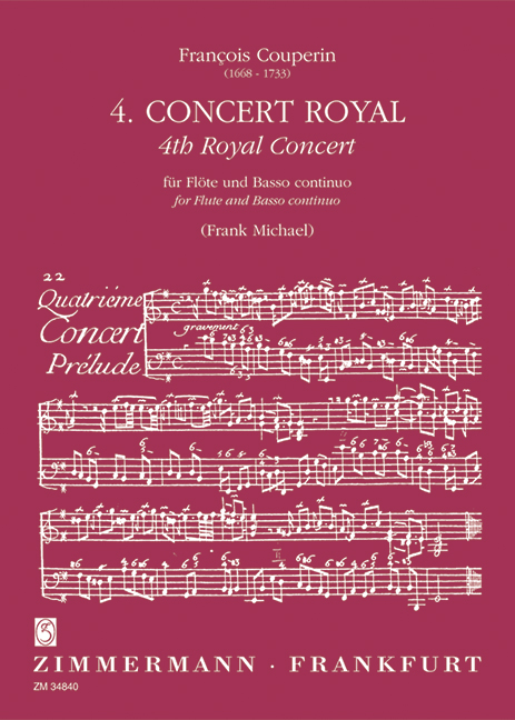 Concerto royal no.4  for flute and bc.  