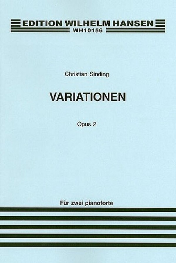 Variationen op.2 für 2 Klaviere    
