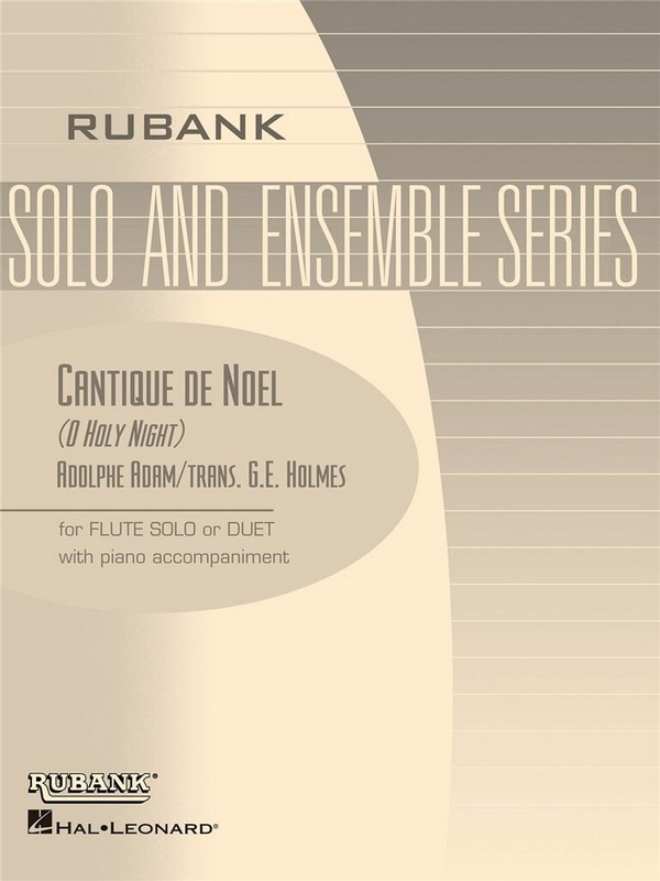 Cantique de Noel  for flute and piano  
