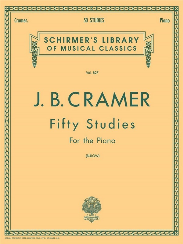 50 selected Studies  for piano  