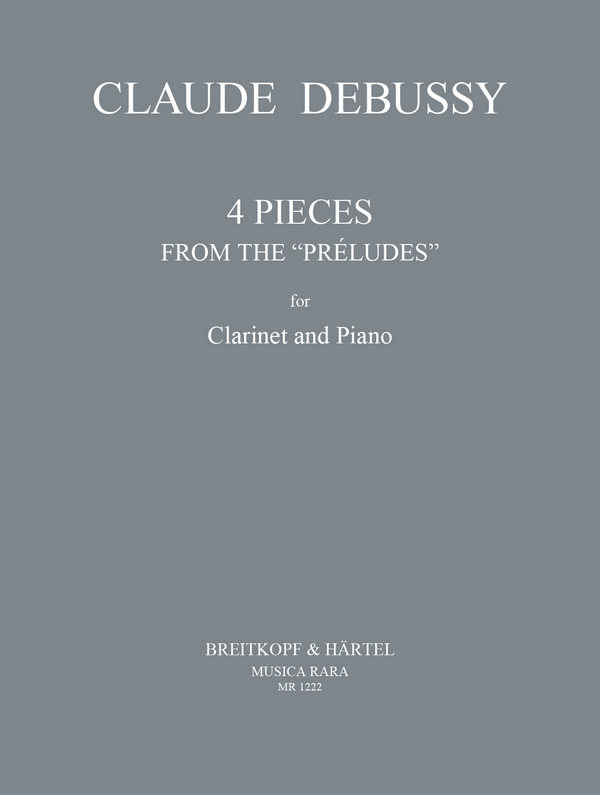 4 Pieces:  for clarinet and piano  