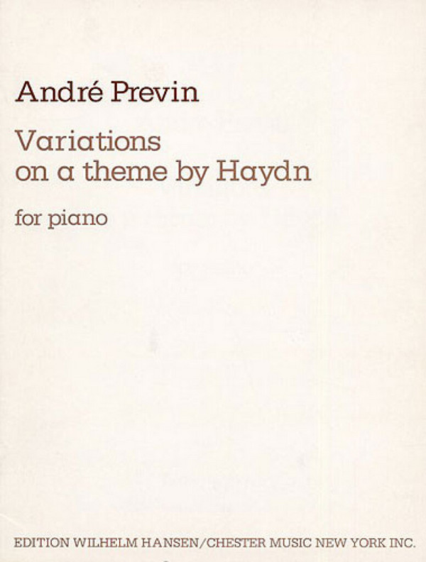 Variations on a theme by Haydn  for piano  