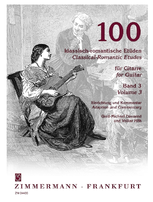 100 klassisch romantische Etüden Band 3  für Gitarre  