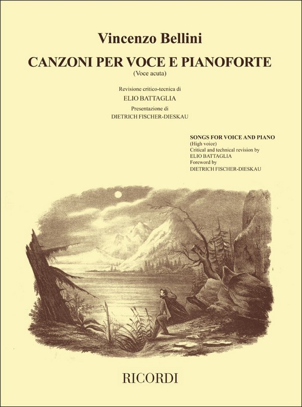 Canzoni per voce acuta e  pianoforte (it/en)  Lieder für hohe Singstimme und Klavier