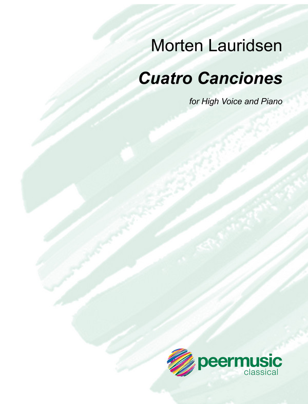 4 Canciones  for high voice and piano  
