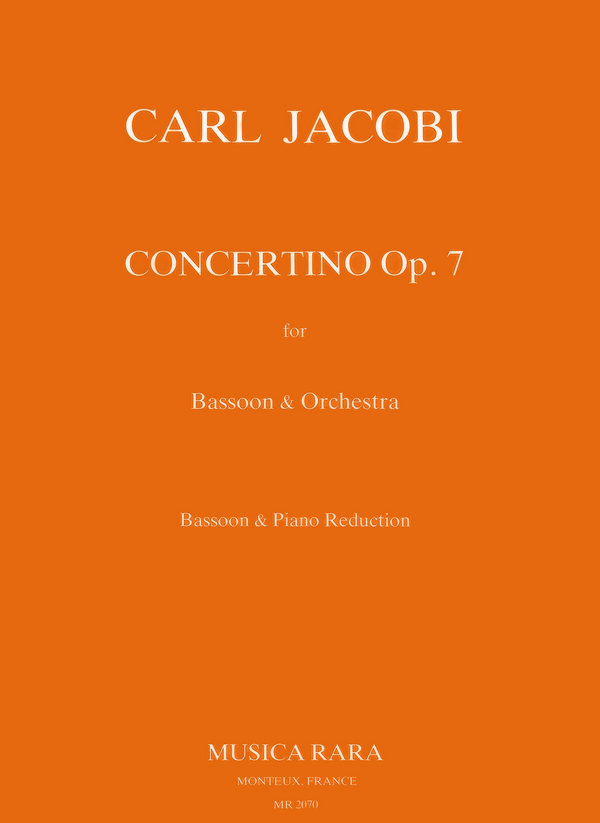 Concertino Nr.7  for Bassoon and Orchestra  Edition Bassoon and Piano Reduction