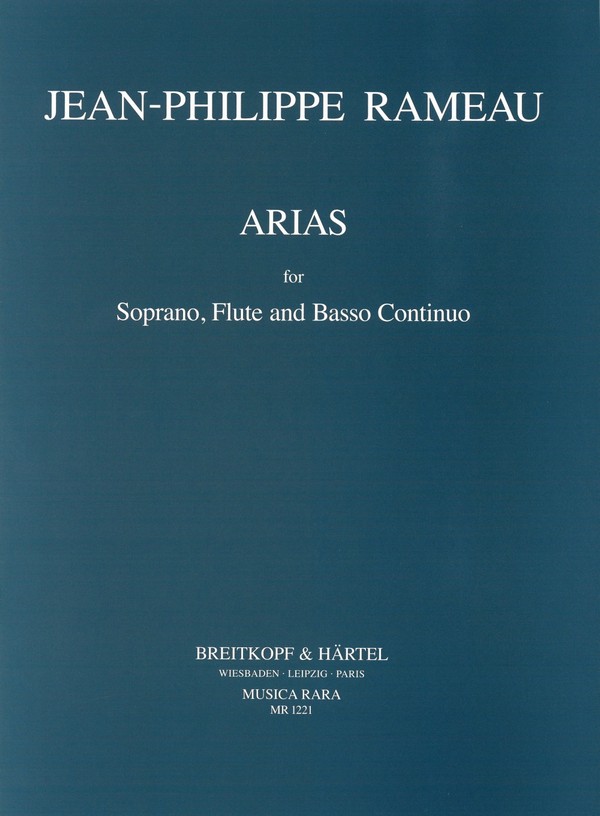 Arien Band 1  für Sopran, Flöte und Bc  