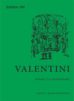 Sonate La Montanari A-Dur  für Violine und Bc  
