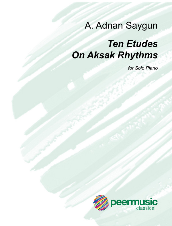 10 Études on Aksak Rhythms op.38  for piano  