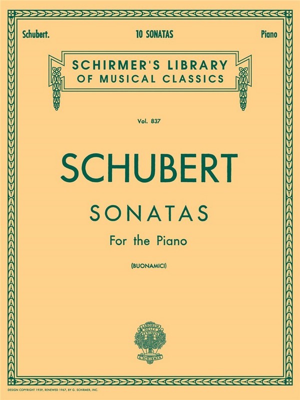 10 sonatas  for piano  
