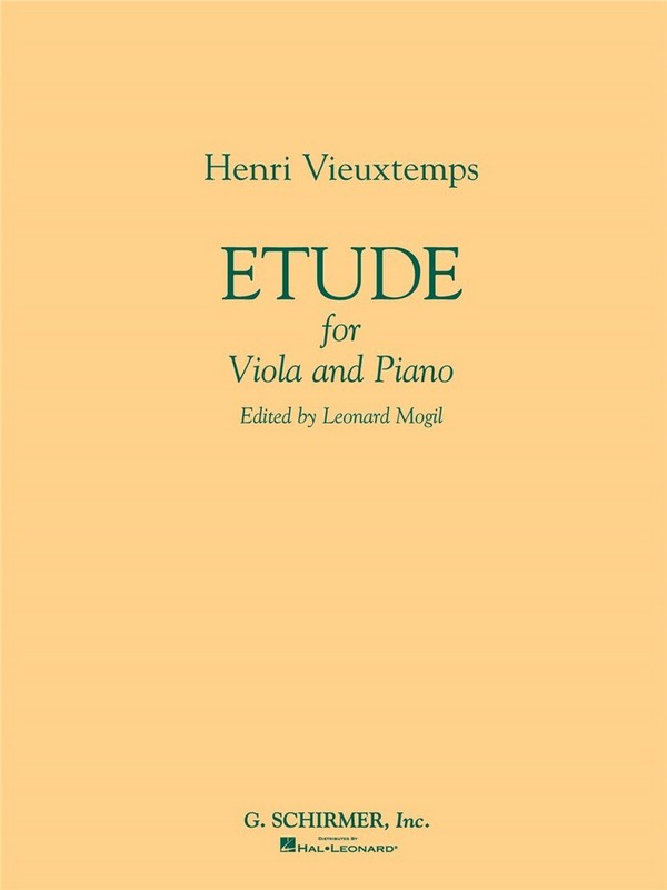 Etude c minor for viola and piano    