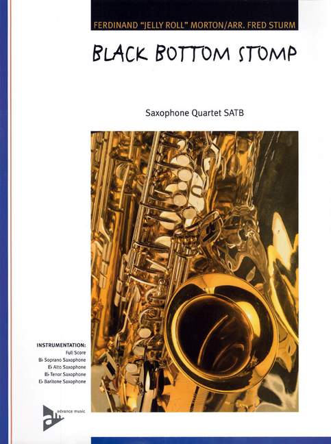 Black bottom stomp  für Saxophonquartett  Partitur+Stimmen