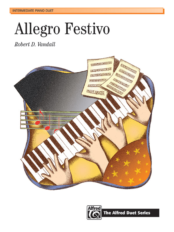 Allegro festivo  for piano duet  