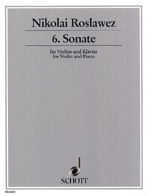 6. Sonate  für Violine und Klavier  