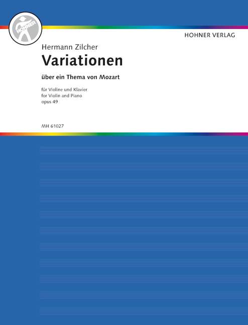 Variationen op.49 über ein Thema von Mozart  für Violine und Klavier  