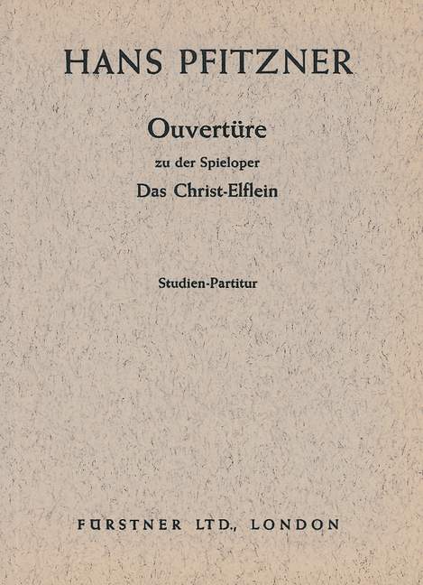 Das Christ-Elflein - Ouvertüre  für Orchester  Studienpartitur