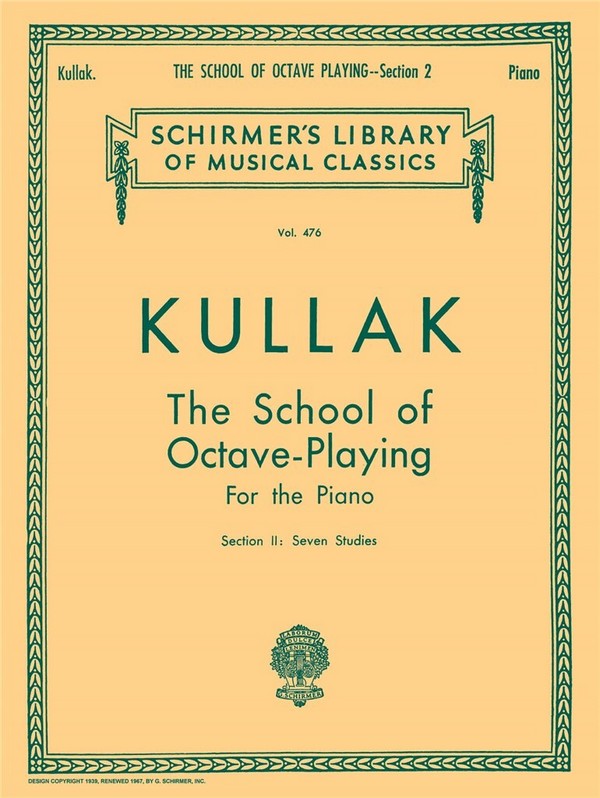 The School of Octave-Playing  vol.2 for piano  